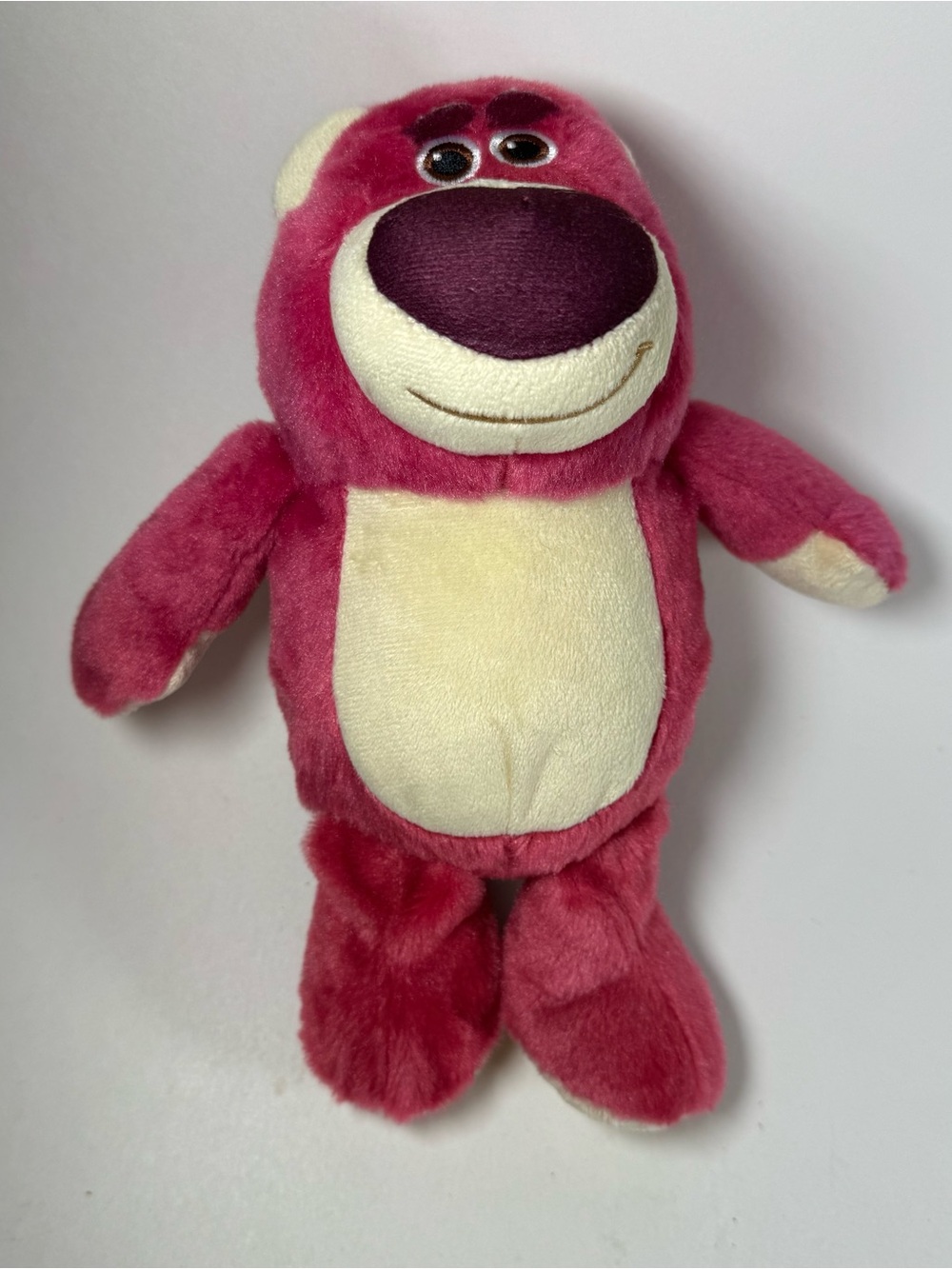 Disney Just Play Lotso Plush Toy Story Bear Pink Beige 7" Stuffed Animal